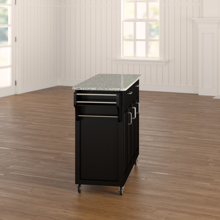 Red Barrel Studio® Littrell Granite Kitchen Island & Reviews Wayfair